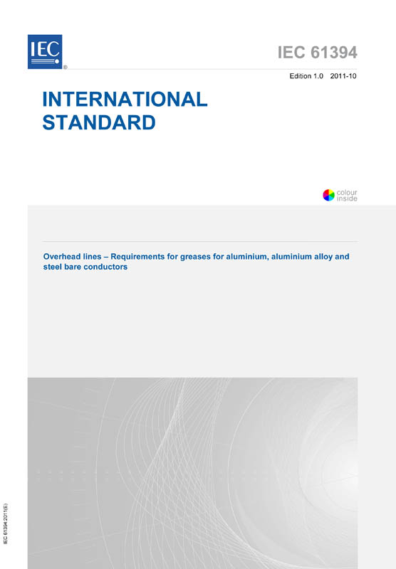Cover IEC 61394:2011